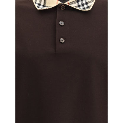 Brown Cotton Polo Shirt