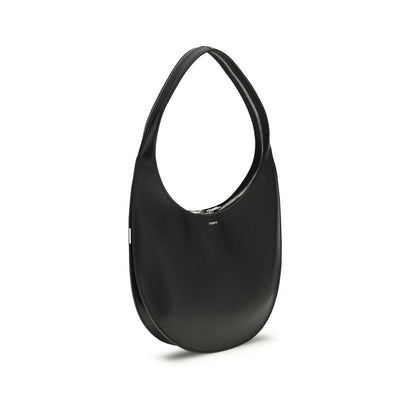 Black Calf Leather Bos Taurus Shoulder Bag