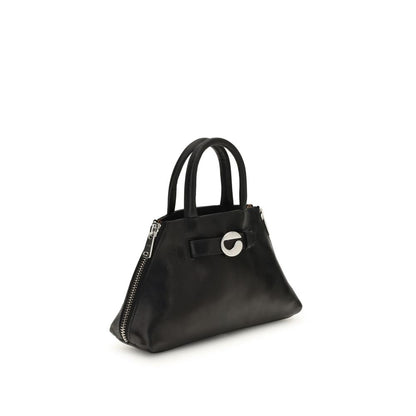 Black Calf Leather Bos Taurus Shoulder Bag