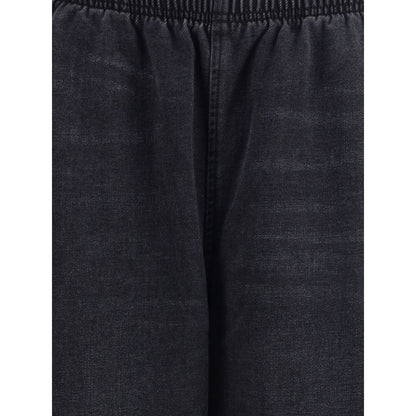 Black Cotton Joggers (Workout Pants)