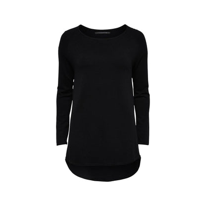 Black Viscose Sweatshirt