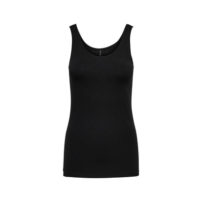 Black Cotton Tank Tops