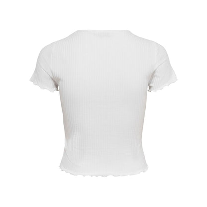 White Polyester T-Shirt