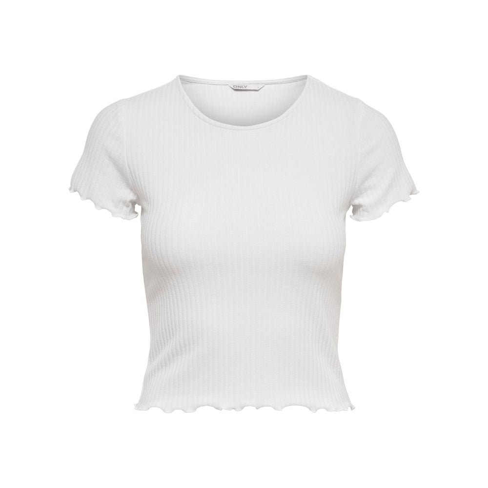 White Polyester T-Shirt