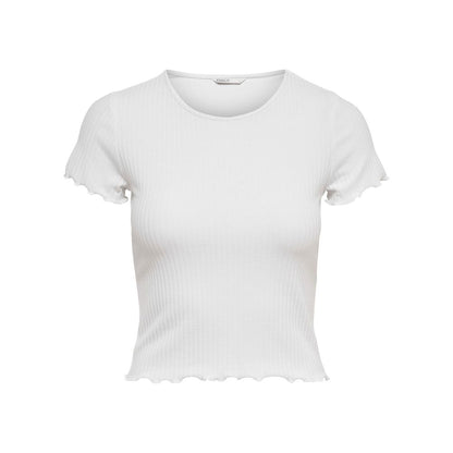 White Polyester T-Shirt