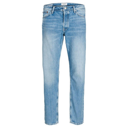 Blue Cotton Relaxed Fit Jeans