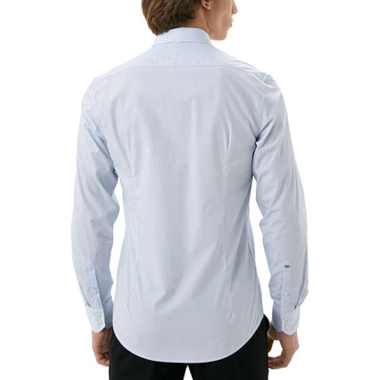 Blue Cotton Dress Shirt
