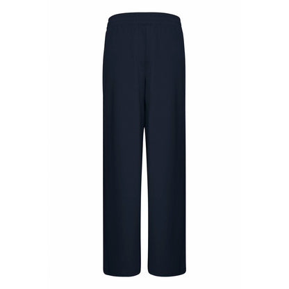 Blue Recycled Polyurethane Casual Pants