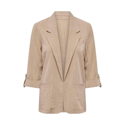 Beige Viscose Blazer