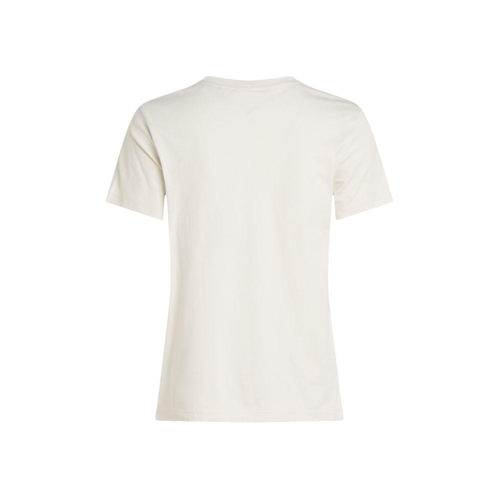 Beige Recycled Cotton T-Shirt