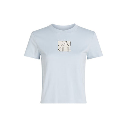 Blue Recycled Cotton T-Shirt