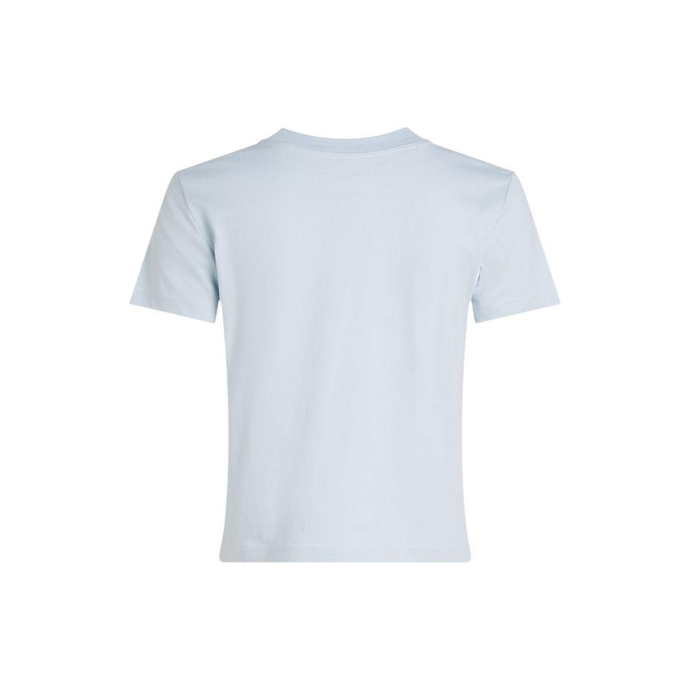 Blue Recycled Cotton T-Shirt