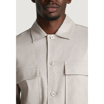Beige Lyocell Shirt
