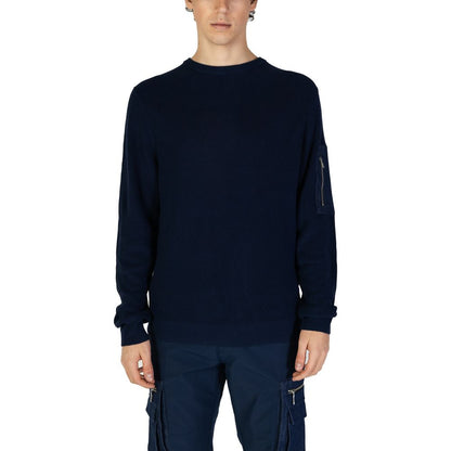 Blue Cotton Sweatshirt