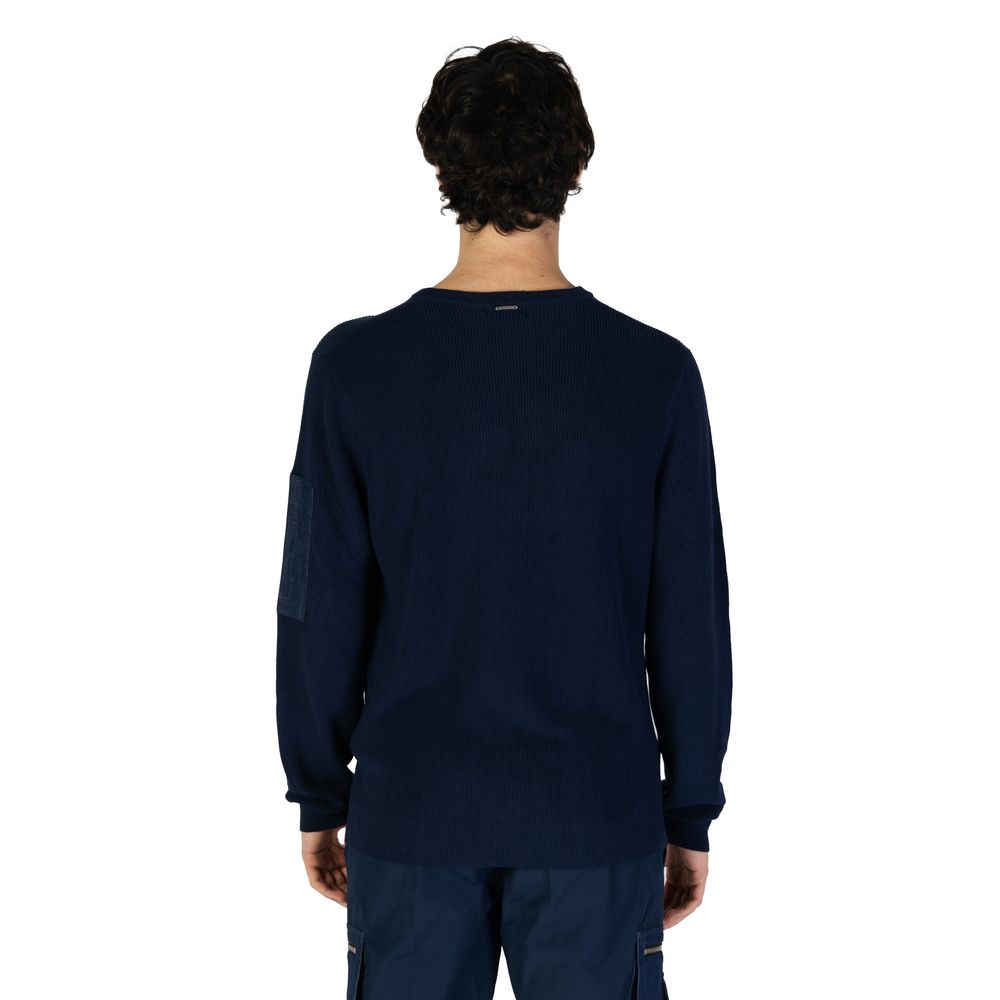 Blue Cotton Sweatshirt