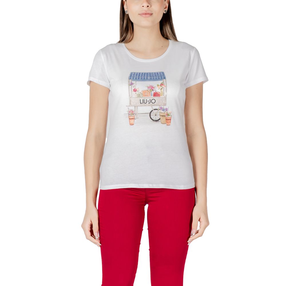 Bicolor Cotton T-Shirt
