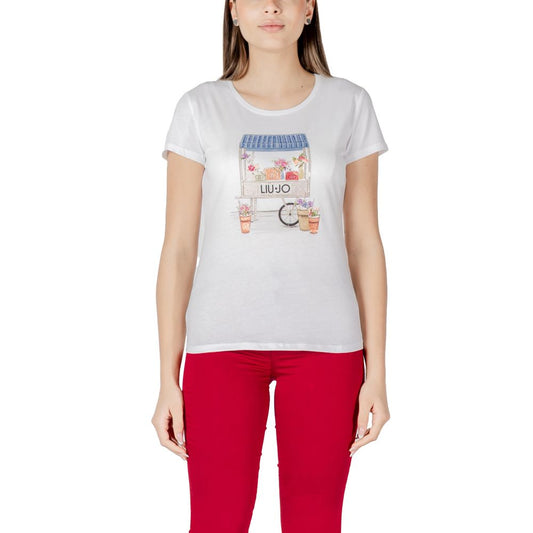 Bicolor Cotton T-Shirt