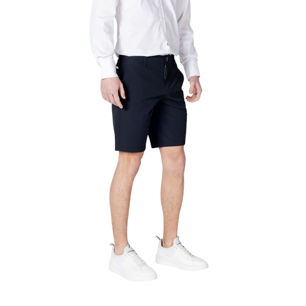 Blue Polyamide Bermuda Shorts