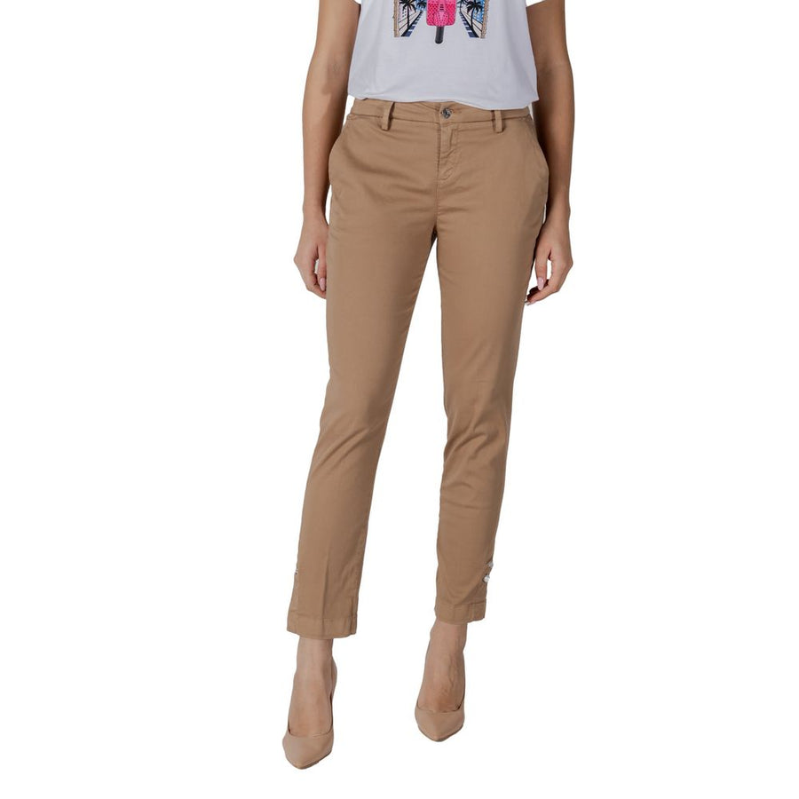 Beige Cotton Pant