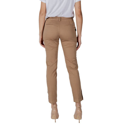 Beige Cotton Pant