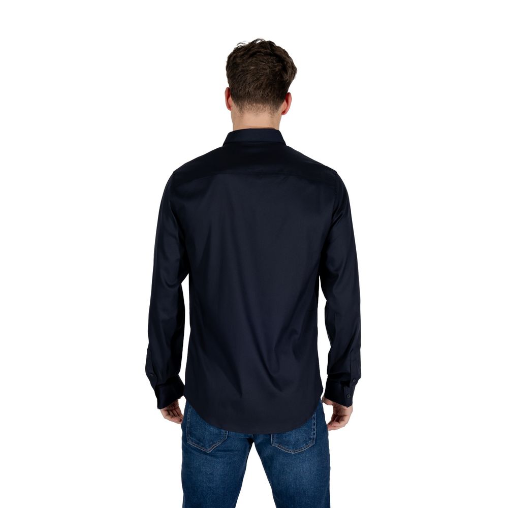 Blue Lyocell Dress Shirt