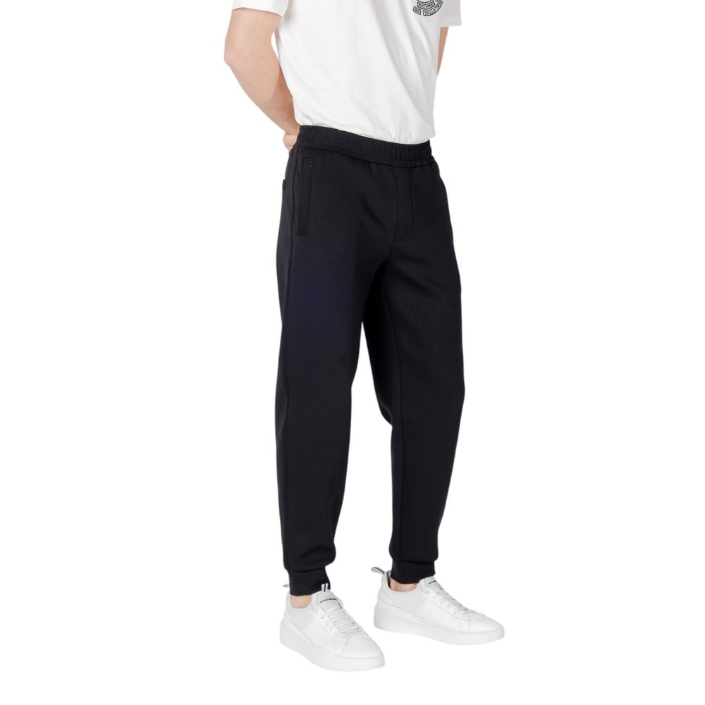Black Cotton Joggers (Workout Pants)