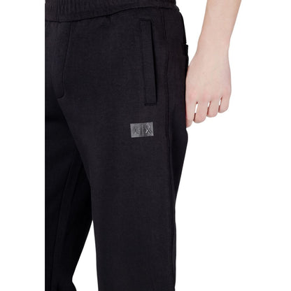 Black Cotton Joggers (Workout Pants)