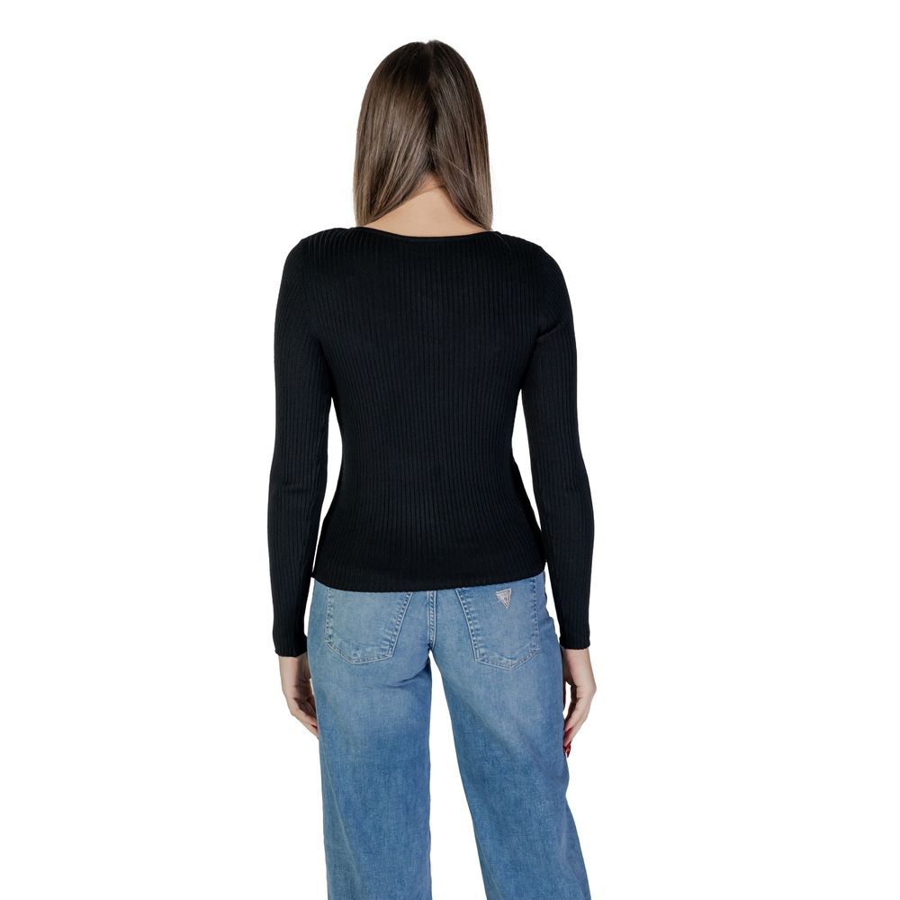 Black Viscose Sweatshirt