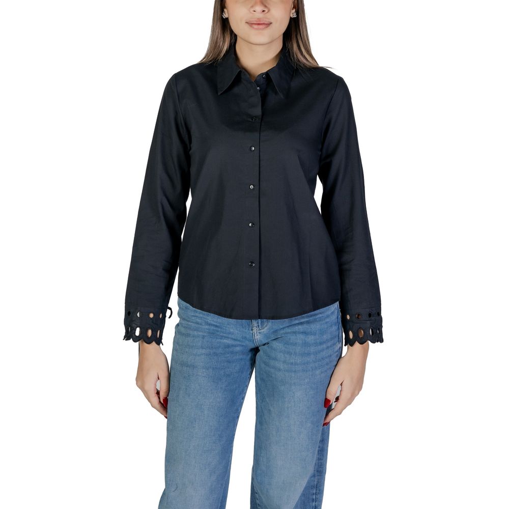 Black Cotton Blouse
