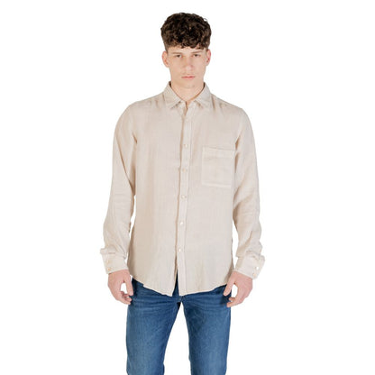 Beige Linen Shirt