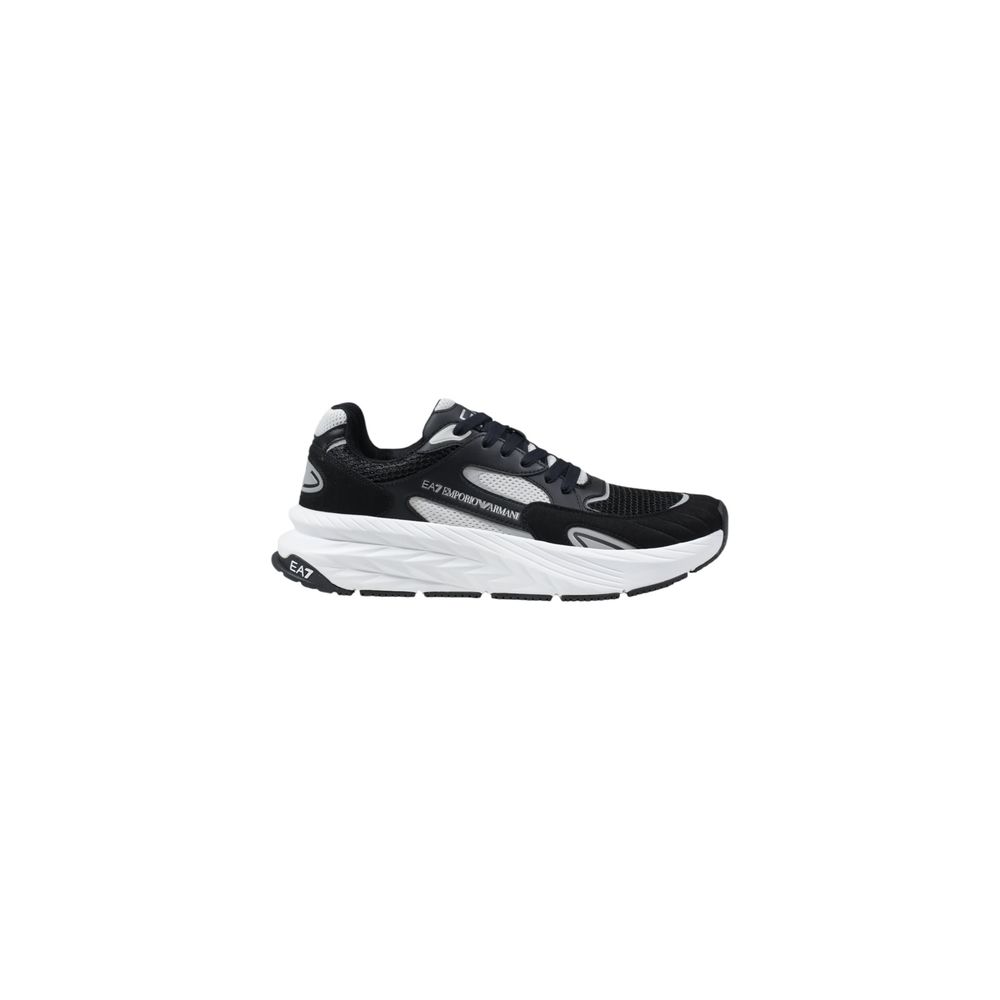 Bicolor Polyester Athletic Sneakers