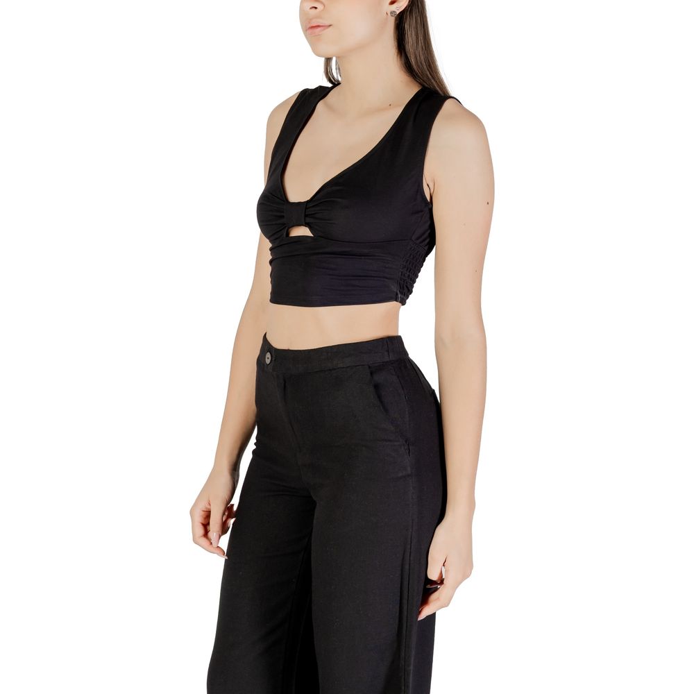Black Viscose Top