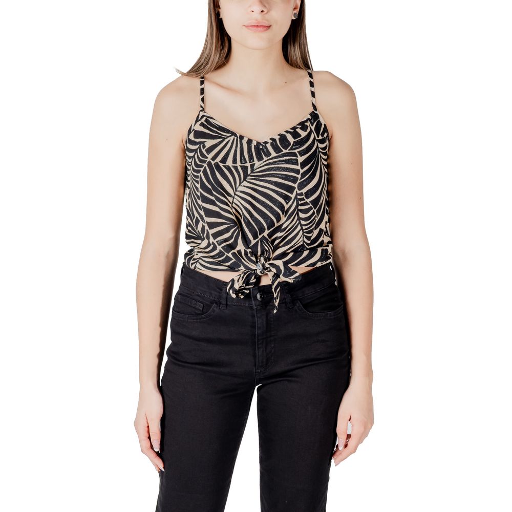 Black Viscose Tank Tops