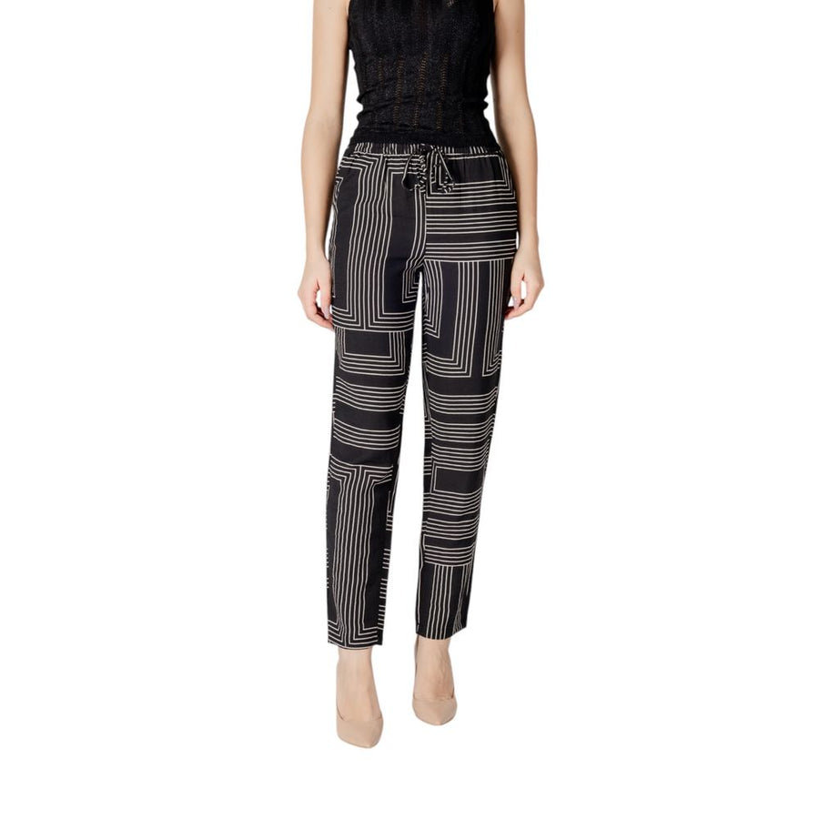 Black Viscose Pants