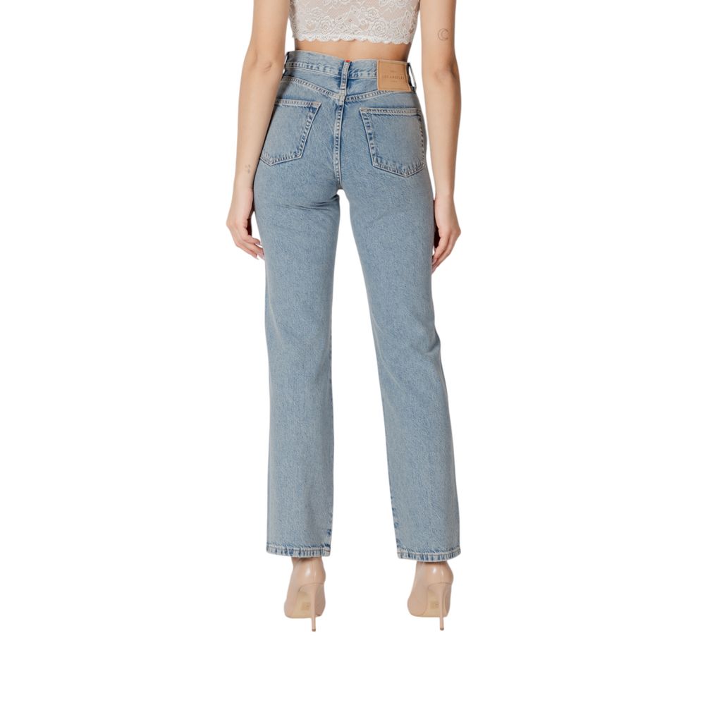 Blue Cotton Mom Jeans