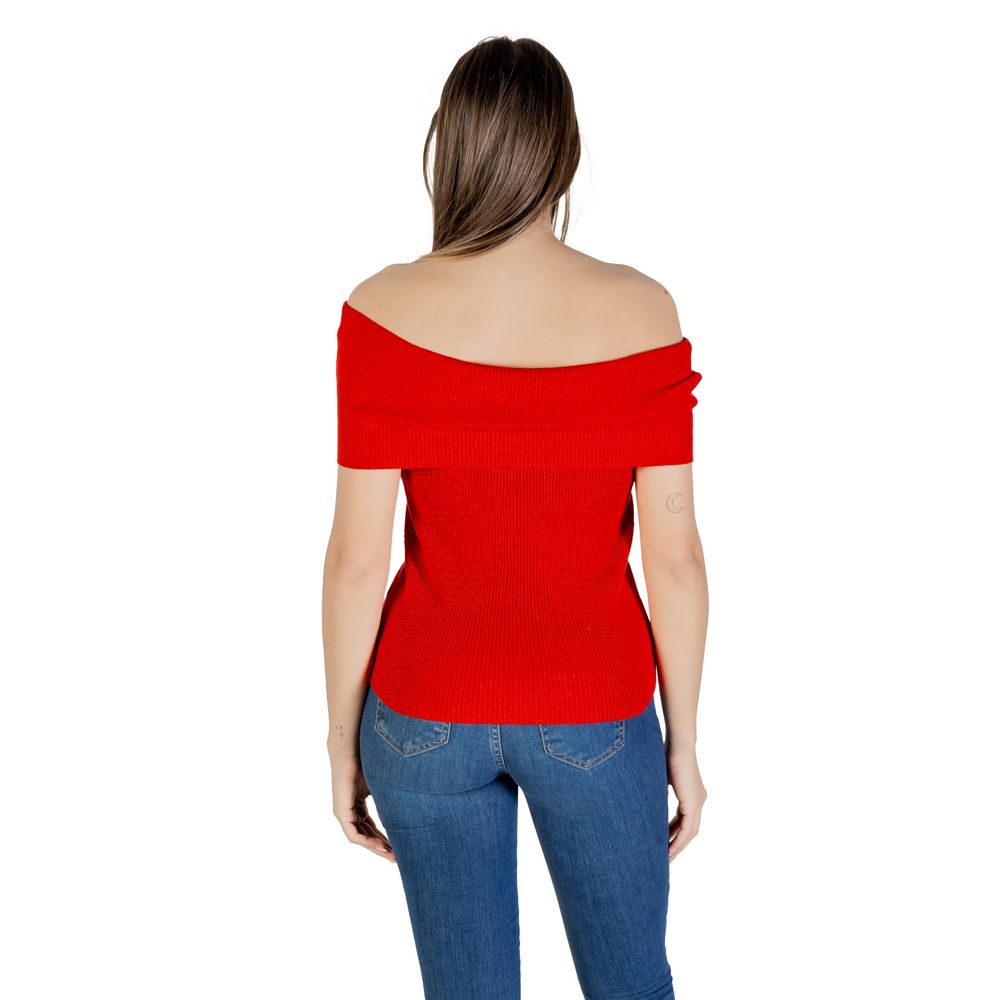 Red Polyester T-Shirt