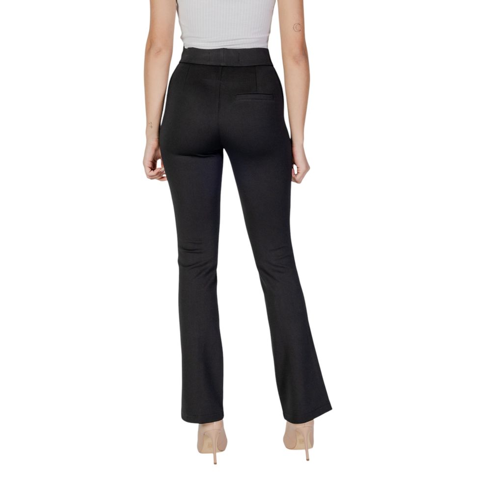 Black Viscose Skinny Pants