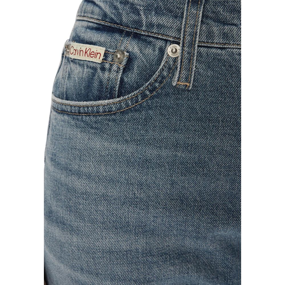 Blue Cotton Slim Fit Jean