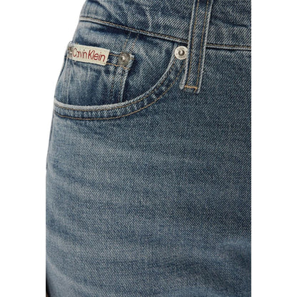 Blue Cotton Slim Fit Jean