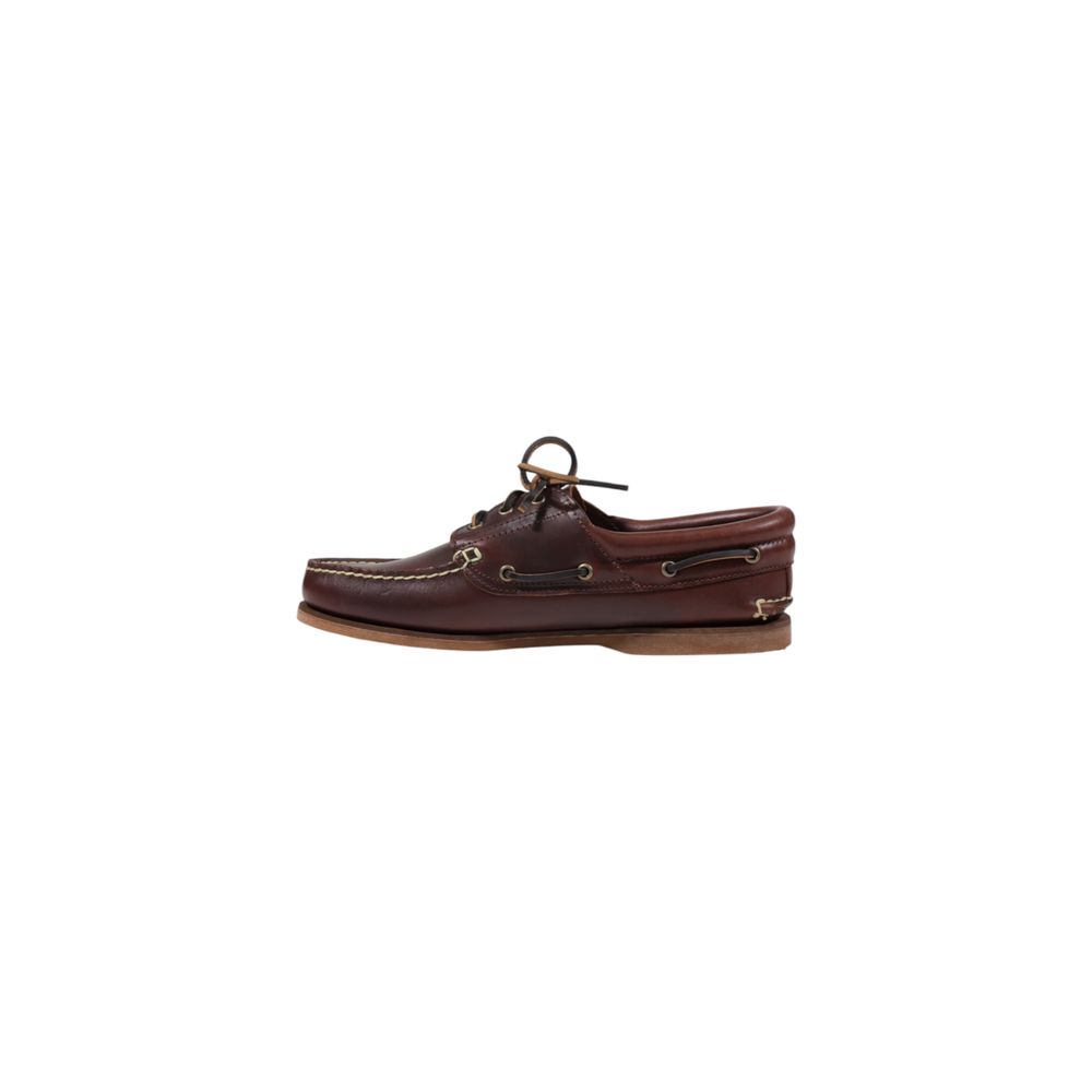 Brown Leather Slip-On Loafers