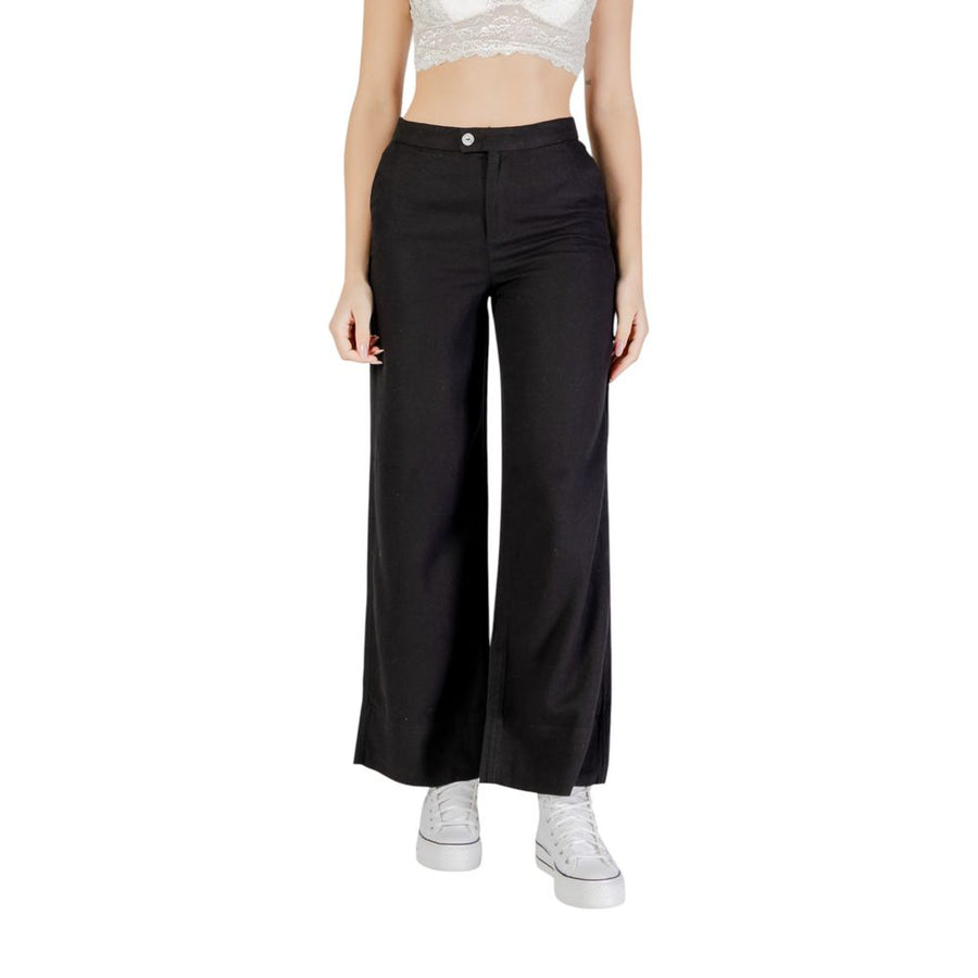 Black Viscose Pants