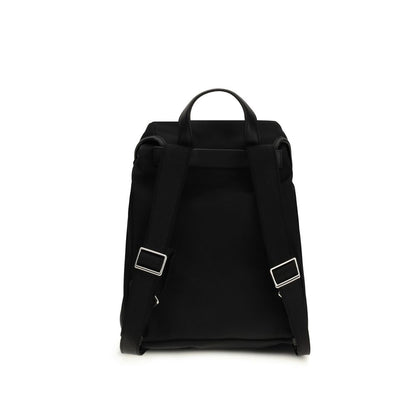 Black Nylon Backpack