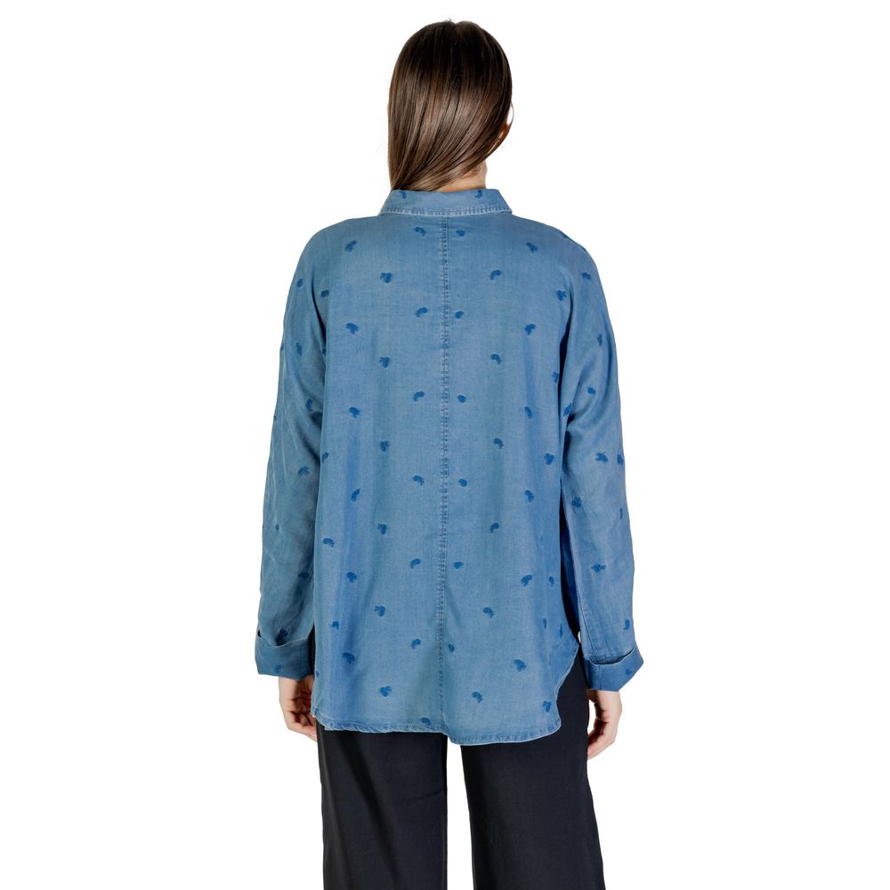 Blue Tencel Blouse