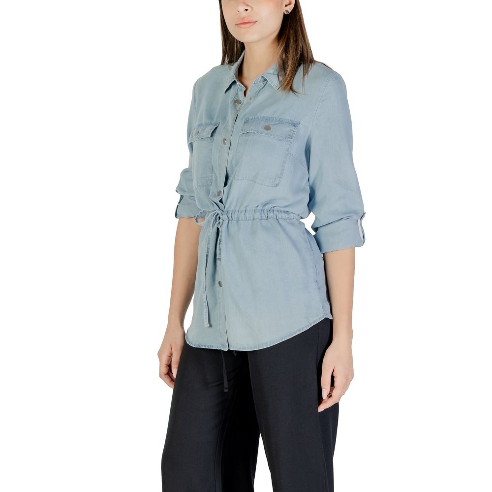 Light Blue Tencel Blouse