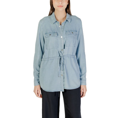 Light Blue Tencel Blouse
