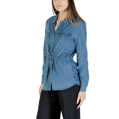 Blue Tencel Blouse
