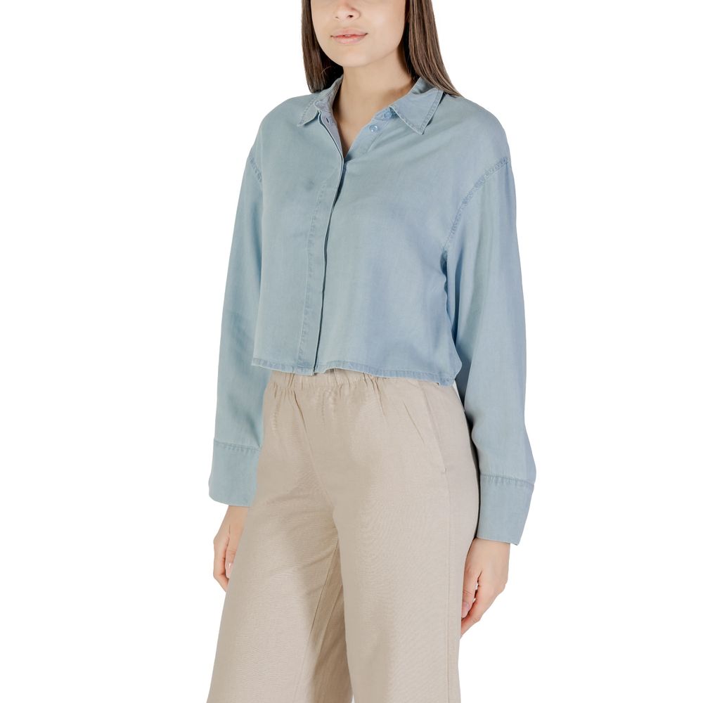 Light Blue Lyocell Blouse