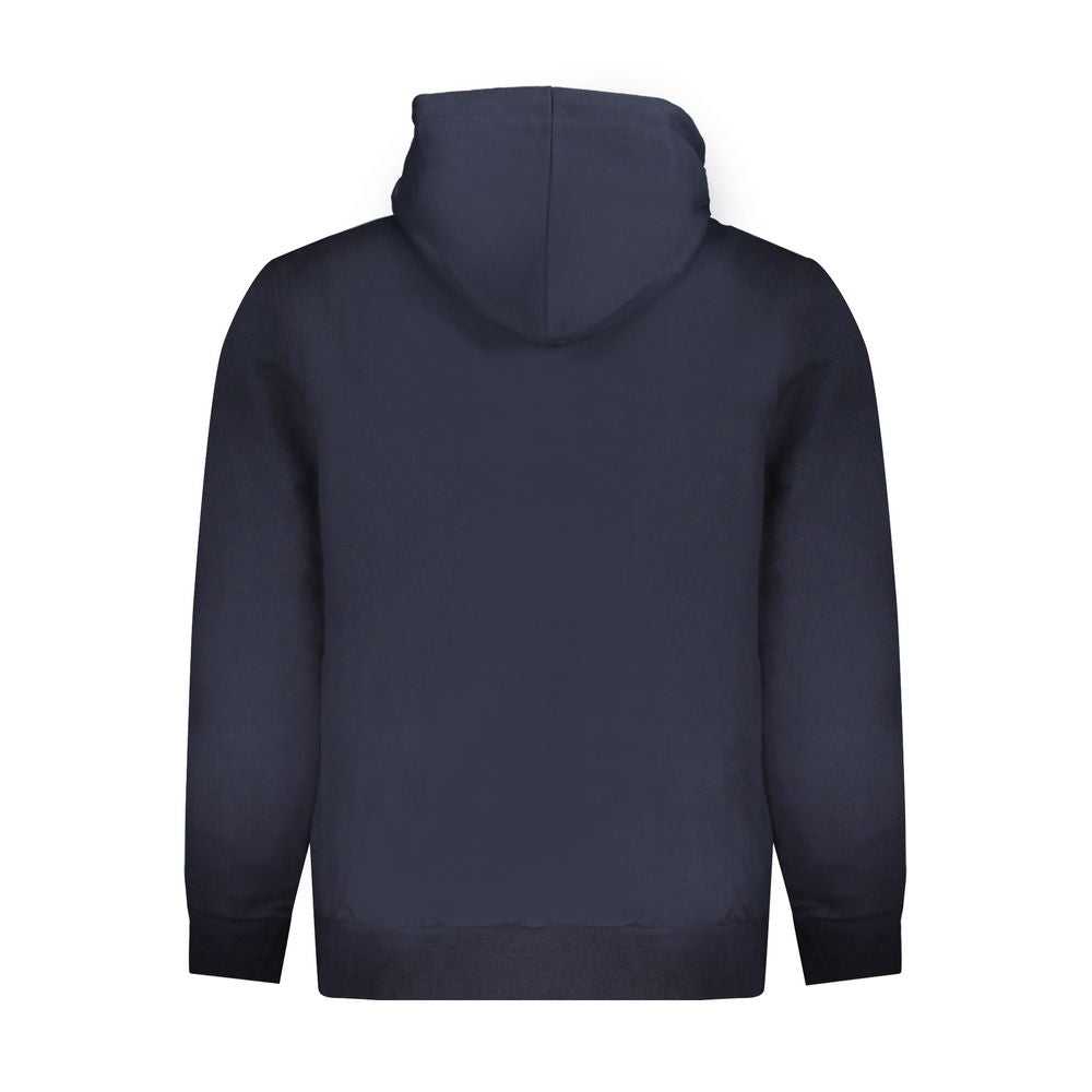 Blue Cotton Men Sweater