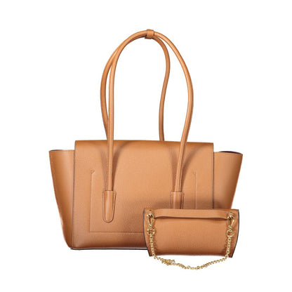 Brown Leather Women Handbag