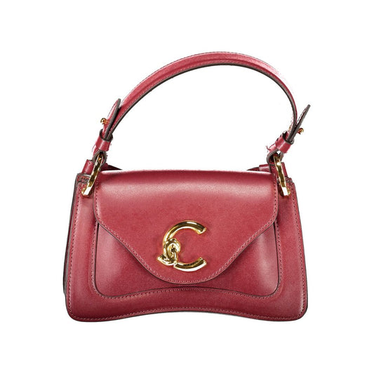 Red Leather Women Handbag